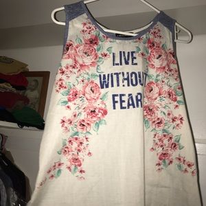 WOMEN’S FLOWERY BLOUSE KEY HOLE BACK